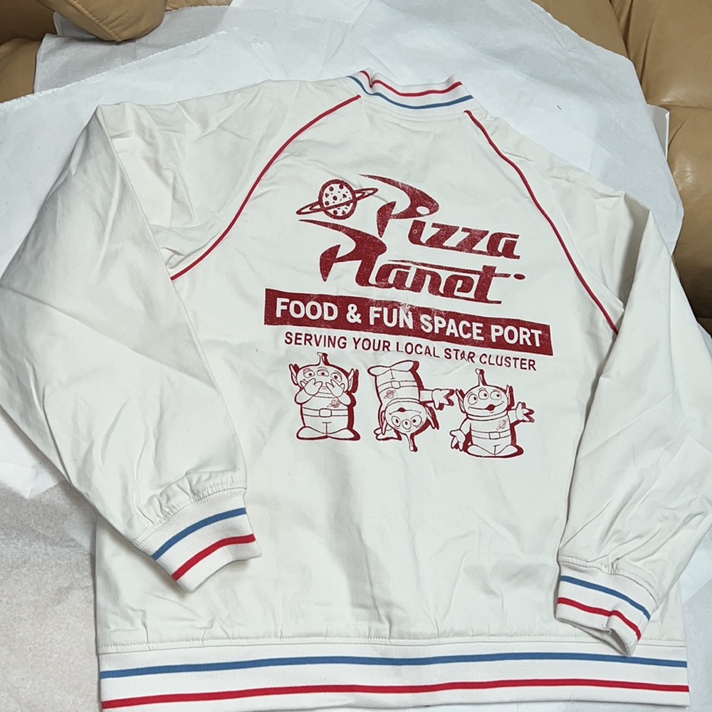 (XL) UNISEX Walt Disney World Pizza Planet Zip Up Jacket
